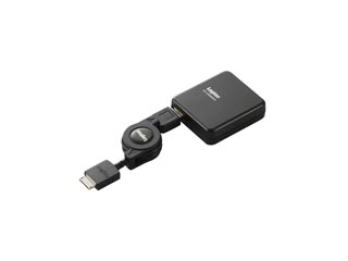 【クリックで詳細表示】ロジテック LPA-ACWU01BK WM-PORT搭載Walkman専用ACアダプタ(着脱式リールケーブル) ブラック