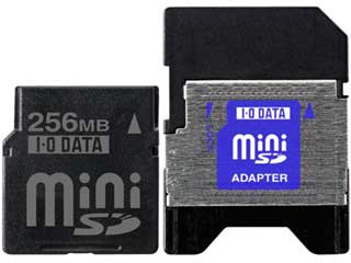 SDM-256M/A�i256MB�jminiSD�������|�J�[�h�iSD�A�_�v�^�[�t���j