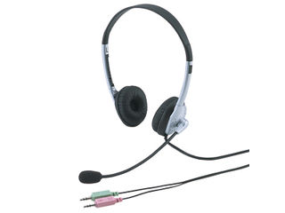 【クリックで詳細表示】サンワサプライ MM-HS08 ノイズ防止ヘッドセット