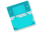 CYBER�E�V���R���W���P�b�g�i3DS�p�j�N���A�u���[�@CY-3DSSJK-BL