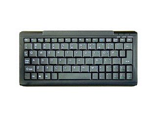 【クリックで詳細表示】Owltech/オウルテック OWL-KB77SM(B)/E スーパーミニ キーボード 【77キー英語キーボード】 ブラック/ブラック