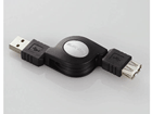 USB-RLEA08B ������莮USB2.0���������P�[�u���iA�^�C�v�j 0.8m (�u���b�N)