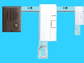 【クリックで詳細表示】アイホン IES1GTA(AC電源直結式セット)