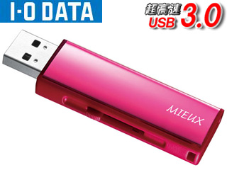 【クリックで詳細表示】I・O DATA/アイ・オー・データ USB 3.0対応 USBフラッシュメモリー 4GB MIEUX/ミュー TB-3ATM4G/VP ビビッドピンク