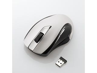 【クリックで詳細表示】ELECOM/エレコム 【メーカー在庫限り！】M-D21DLSV 5ボタンレーザーワイヤレスマウス シルバー ＜br＞ ★メーカー在庫限りの為完売の際はご容赦下さい