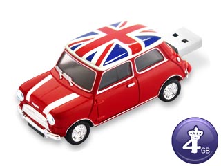 UFD-MC4GUK MINI Cooper/�~�j�N�[�p�[�^ USB�t���b�V�������� 4GB UK