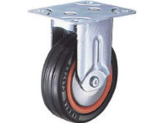 【クリックで詳細表示】HAMMER/ハンマーキャスター M型 固定 ゴム車B入り100mm/420MR-RB100BAR01