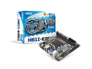【クリックで詳細表示】MSI/エムエスアイコンピュータージャパン H61チップセット搭載マザーボード H61I-E35