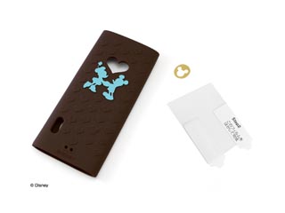 【クリックで詳細表示】レイ・アウト RT-DN5B/C 5th iPod nano用 ディズニー シリコンジャケット/チョコレート