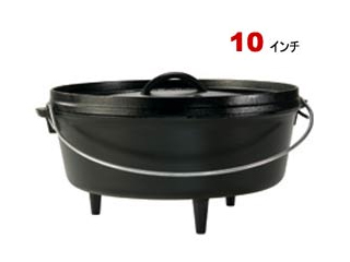 【クリックで詳細表示】LODGE LOGIC/ロッジロジック 【大人気！】L10CO3 キャンプオーヴン 10インチ