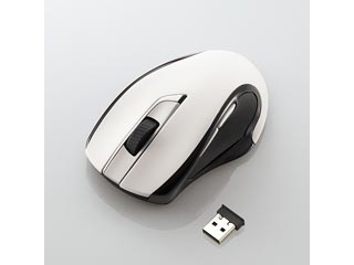 【クリックで詳細表示】ELECOM/エレコム M-D21DLWH 5ボタンレーザーワイヤレスマウス ホワイト ＜br＞ 【elemk12】