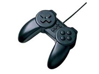 JY-P69UBK ブラック (10ボタン USBゲームパッド)