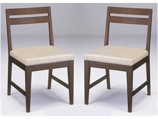 【クリックで詳細表示】ニシムラ 【nail/ネイル】ダイニングチェア2脚セット DC24-NR-D ダークブラウン