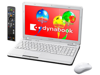 PT551T4CBTW 15.6型ワイドノートPC dynabook Qosmio T551/T4CW ベルベッティホワイト