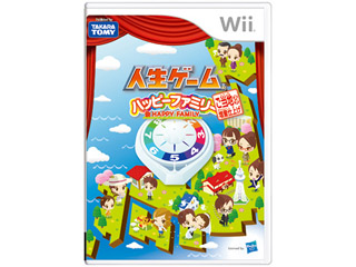 【クリックでお店のこの商品のページへ】タカラトミー 人生ゲーム ハッピーファミリー ご当地ネタ増量仕上げ【Wii】