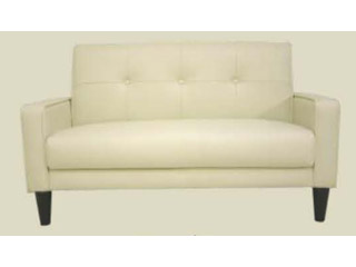 【クリックで詳細表示】URBAN/アーバン通商 【納期4月末以降予定】【レトロ調ソファ】S-3110 ルーク コンパクトソファー/アイボリー