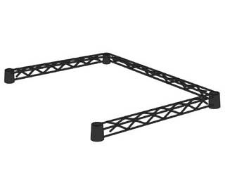 【クリックで詳細表示】ERECTA 【Home ERECTA】 三方クロスバー H1830TWB/ブラック