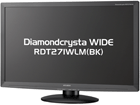 RDT271WLM�iBK�j 27�^���C�h�t���f�B�X�v���C Diamondcrysta WIDE �u���b�N ���䐔���������I
