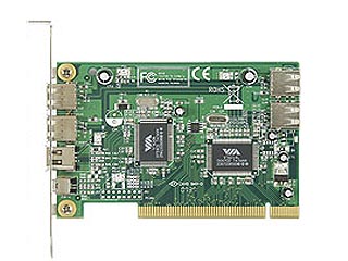 USB2.0V+1394V-PCI (USB2.0/1394a)