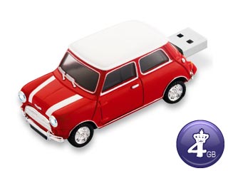 UFD-MC4GR MINI Cooper/�~�j�N�[�p�[�^ USB�t���b�V�������� 4GB ���b�h