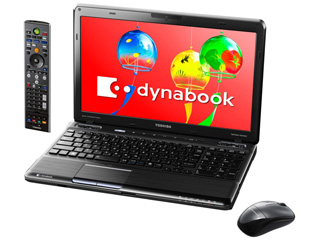PT551T4CBTB 15.6型ワイドノートPC dynabook Qosmio T551/T4CB ベルベッティブラック