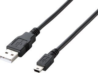 【クリックで詳細表示】ELECOM/エレコム U2C-JM15BK エコUSB2.0ケーブル(A-mini-Bタイプ)[ブラック] 1.5m