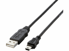 USB-ECOM505�@EU RoHS�w�ߏ���USB�P�[�u��A:miniB/0.5m�u���b�N