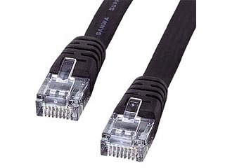 【クリックで詳細表示】サンワサプライ UTPエンハンスドカテゴリ5より線フラットケーブル