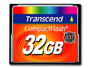 【クリックで詳細表示】トランセンド・ジャパン TS32GCF133 コンパクトフラッシュカード 32GB (133倍速)