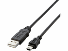 USB-ECOM510�@EU RoHS�w�ߏ���USB�P�[�u��A:miniB/1.0m�u���b�N