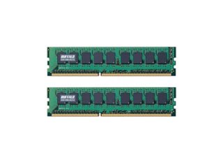 【クリックで詳細表示】バッファロー D3E1066-2GX2 PC3-8500 240Pin DDR3 SDRAM DIMM with ECC 2GB 2枚組 ※受注生産品