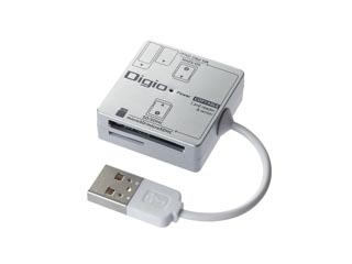 【クリックで詳細表示】ロアス CRW-4M44SL マルチカードリーダー/ライター シルバー