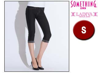�y���ׂ��܂����z SOMETHING VL107-DBK LADIVA �N���b�v�h�t�B�b�g�p���c �yS�z �i�����E�H�b�V���j
