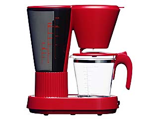 【クリックで詳細表示】deviceSTYLE/デバイスタイル CA-6-R サーモコーヒーメーカー(イタリアンレッド)