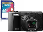 CX6�i�u���b�N�j�{8GB SDHC�������[�J�[�h �Z�b�g�@