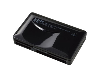 【クリックで詳細表示】ロアス CRW-37M51BK USB3.0マルチカードリーダー/ライター ブラック