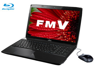 15.6型ノートPC LIFEBOOK/ライフブック AH45/R FMVA45RBP シャイニーブラック