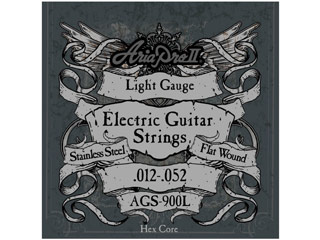 【クリックで詳細表示】Aria ギター弦フラットワウンド AGS-900L