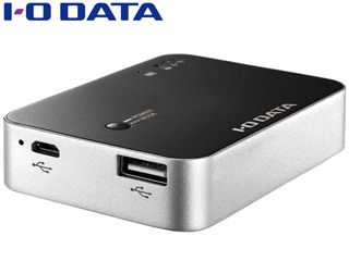 【クリックでお店のこの商品のページへ】I・O DATA/アイ・オー・データ 5，000mAhバッテリー搭載 Wi-Fiカードリーダー Wi-Fiストレージ ポケドラ WFS-SR02