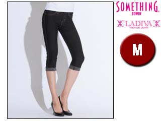 �y���ׂ��܂����z SOMETHING VL107-DBK LADIVA �N���b�v�h�t�B�b�g�p���c �yM�z �i�����E�H�b�V���j