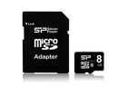 SP008GBSTH006V10 microSDHC 8GB Class6�i�v�ۏ�(SDHC ADP�t)