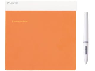 【クリックで詳細表示】プリンストンテクノロジー PTB-MT2OR マウスパッドタブレット オレンジ