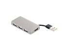 USB2.0Hub �o�X�p���[ 4�|�[�g Mac Logo�F��擾 BSH4U16SV �V���o�[