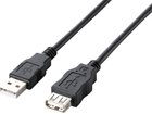 U2C-JE05BK �G�RUSB2.0�����P�[�u���iAM-AF�^�C�v�j[�u���b�N] 0.5m