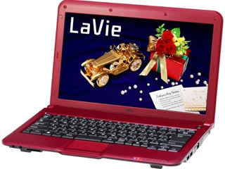 PC-LM350VG6R LaVie M グロスレッド Office Personal 2007搭載モデル