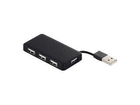 USB2.0Hub �o�X�p���[ 4�|�[�g Mac Logo�F��擾 BSH4U16BK �u���b�N