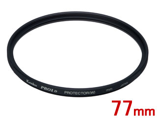 【クリックでお店のこの商品のページへ】KENKO/ケンコー 77S PRO1D プロテクター (W) 黒枠 77mm