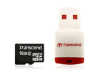 TS16GUSDHC2-P3 16GB microSDHC with Card Reader