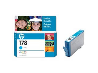 【クリックでお店のこの商品のページへ】hp/ヒューレット・パッカード HP178インクカートリッジ シアン CB318HJ