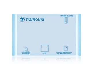 【クリックで詳細表示】トランセンドジャパン TS-RDP8A All in1 Multi Card Reader Aqua
